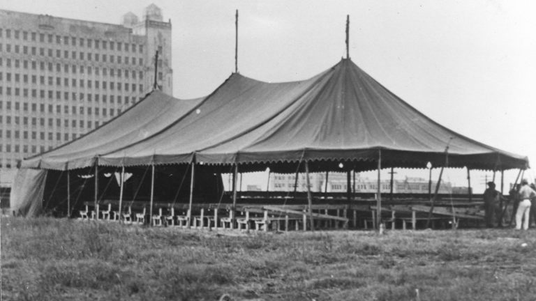 tent from the 1940s