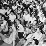 Jim Rayburn talking to kids