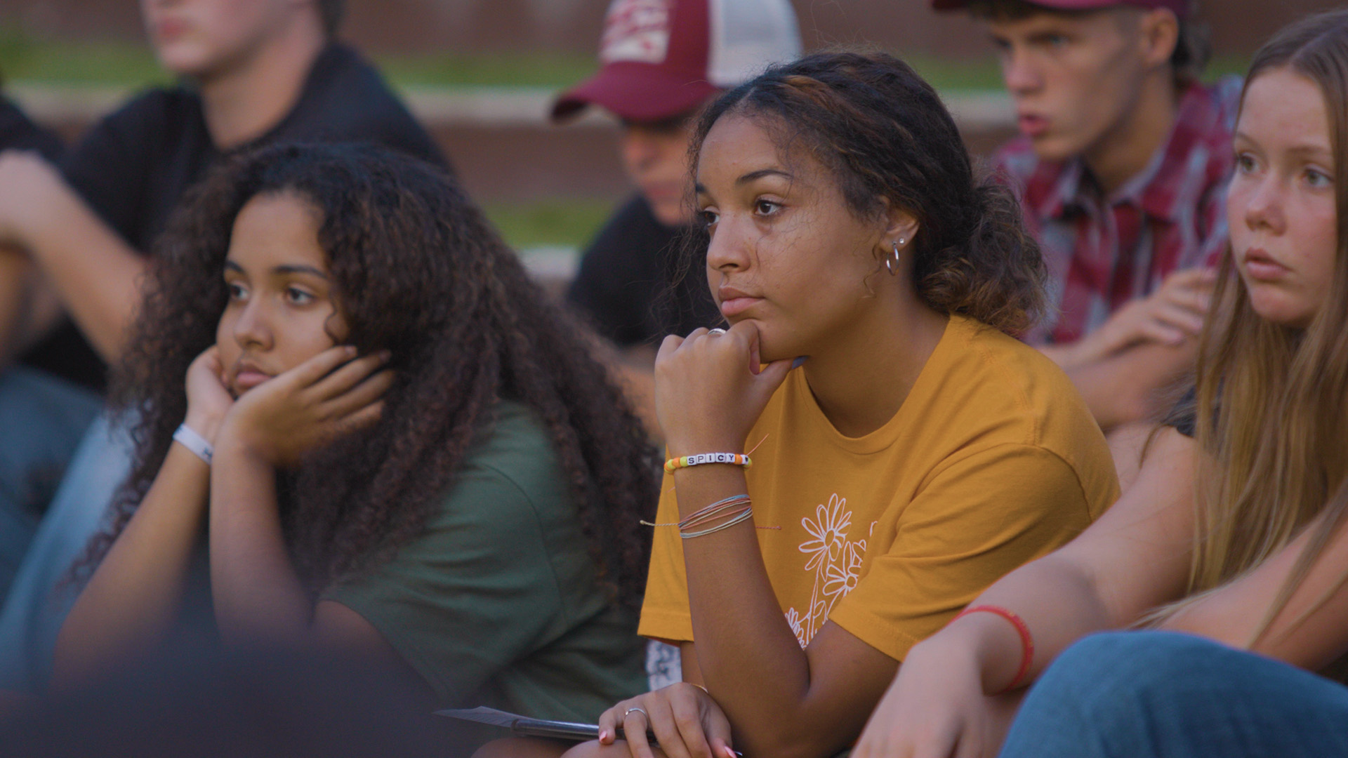 youth listening at a club talk