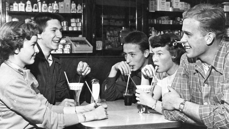 early young life at a soda shop